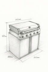 Sinn Chef - Gazlı Barbekü Modülü