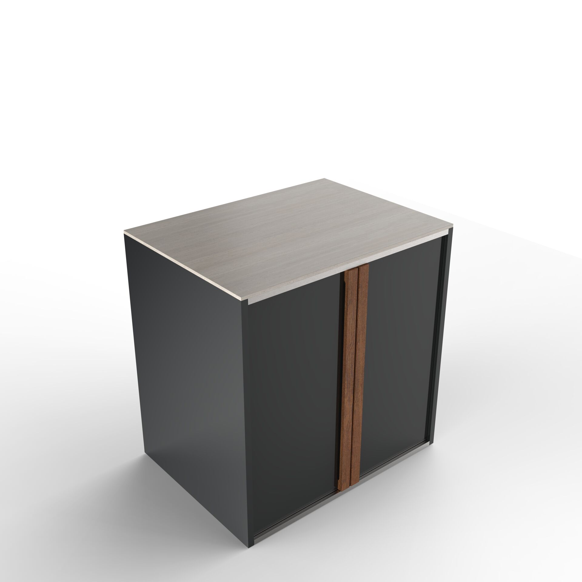 Sinn Free - Malzeme Dolap Modulü ANTRASIT - TRAVERTINE BEIGE