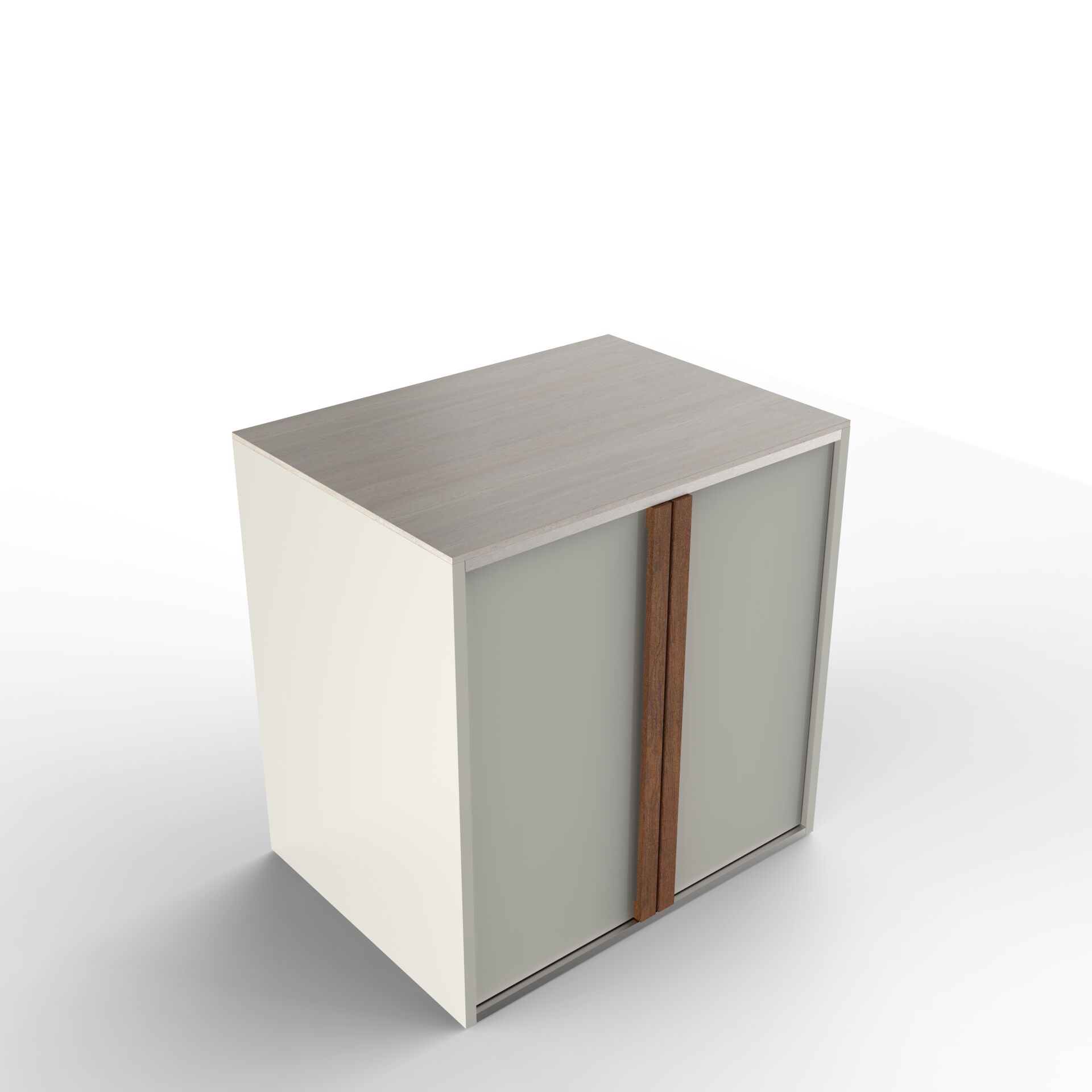 Sinn Free - Malzeme Dolap Modulü PURE WHITE - TRAVERTINE BEIGE