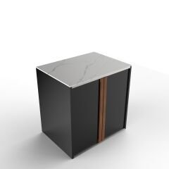 Sinn Free - Malzeme Dolap Modulü BLACK - SAGA WHITE