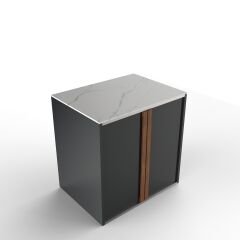 Sinn Free - Malzeme Dolap Modulü ANTRASIT - SAGA WHITE