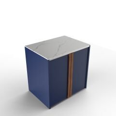 Sinn Free - Malzeme Dolap Modulü BLUE - SAGA WHITE