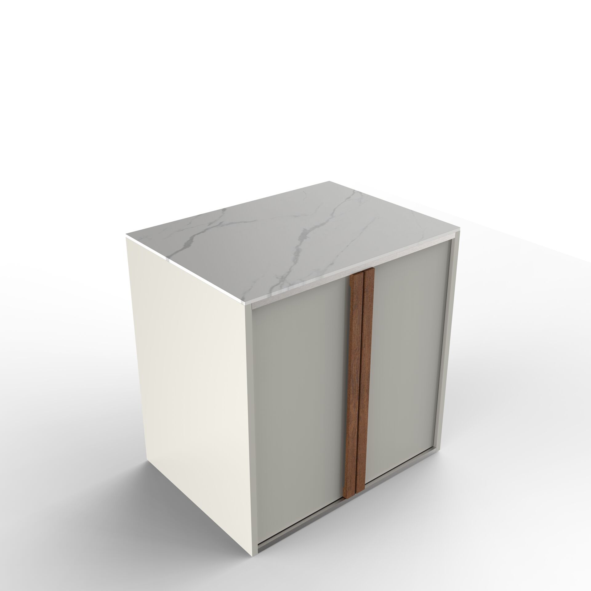 Sinn Free - Malzeme Dolap Modulü PURE WHITE - SAGA WHITE