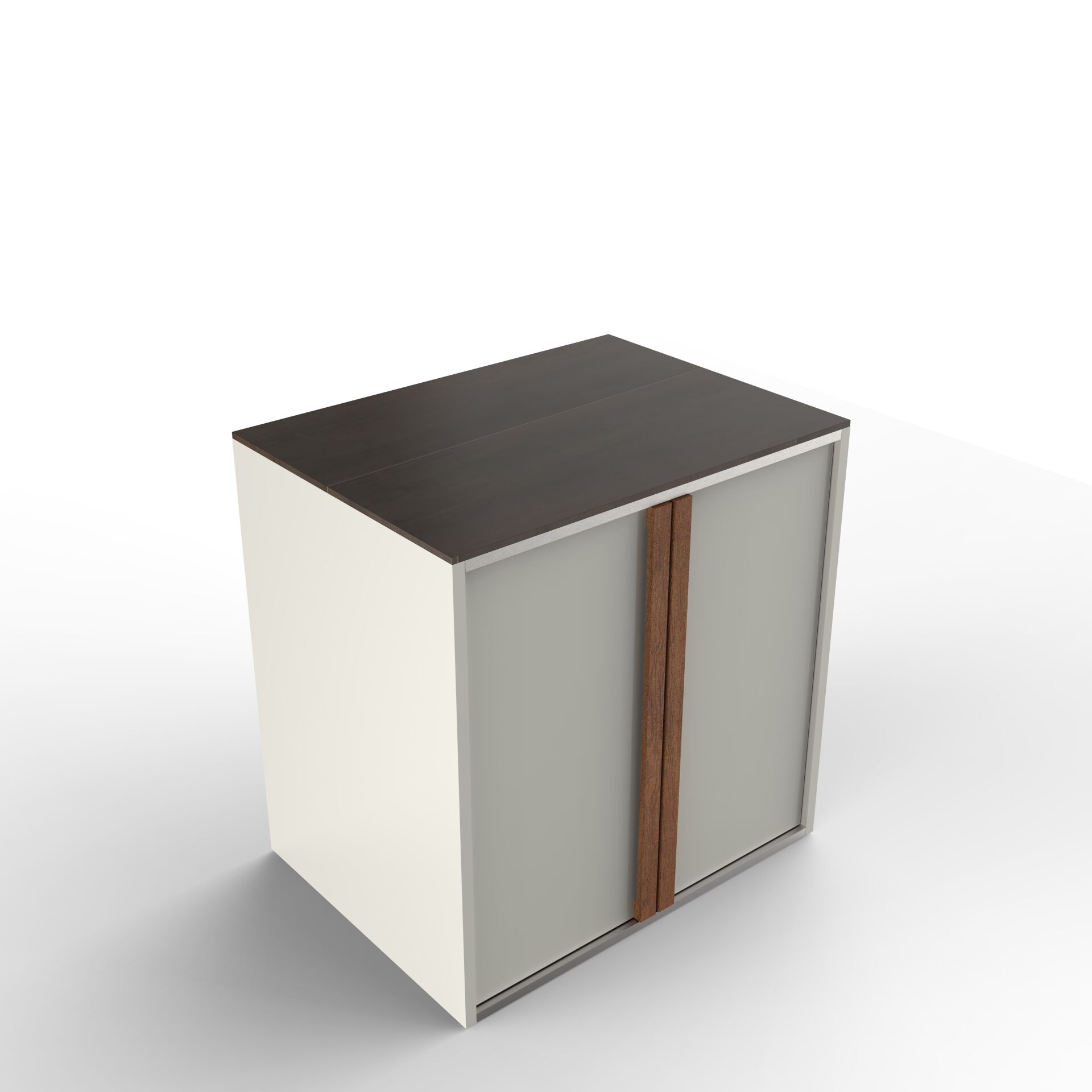 Sinn Free - Malzeme Dolap Modulü PURE WHITE - OXIDO BROWN MATTE