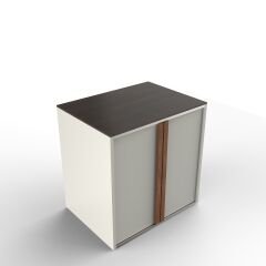 Sinn Free - Malzeme Dolap Modulü PURE WHITE - OXIDO BROWN MATTE