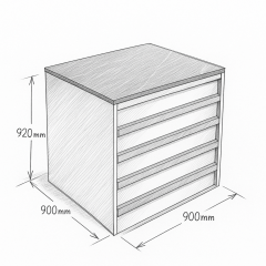 Sinn Drawr - Çekmece Modulü BLUE - ANATOLIAN BLACK